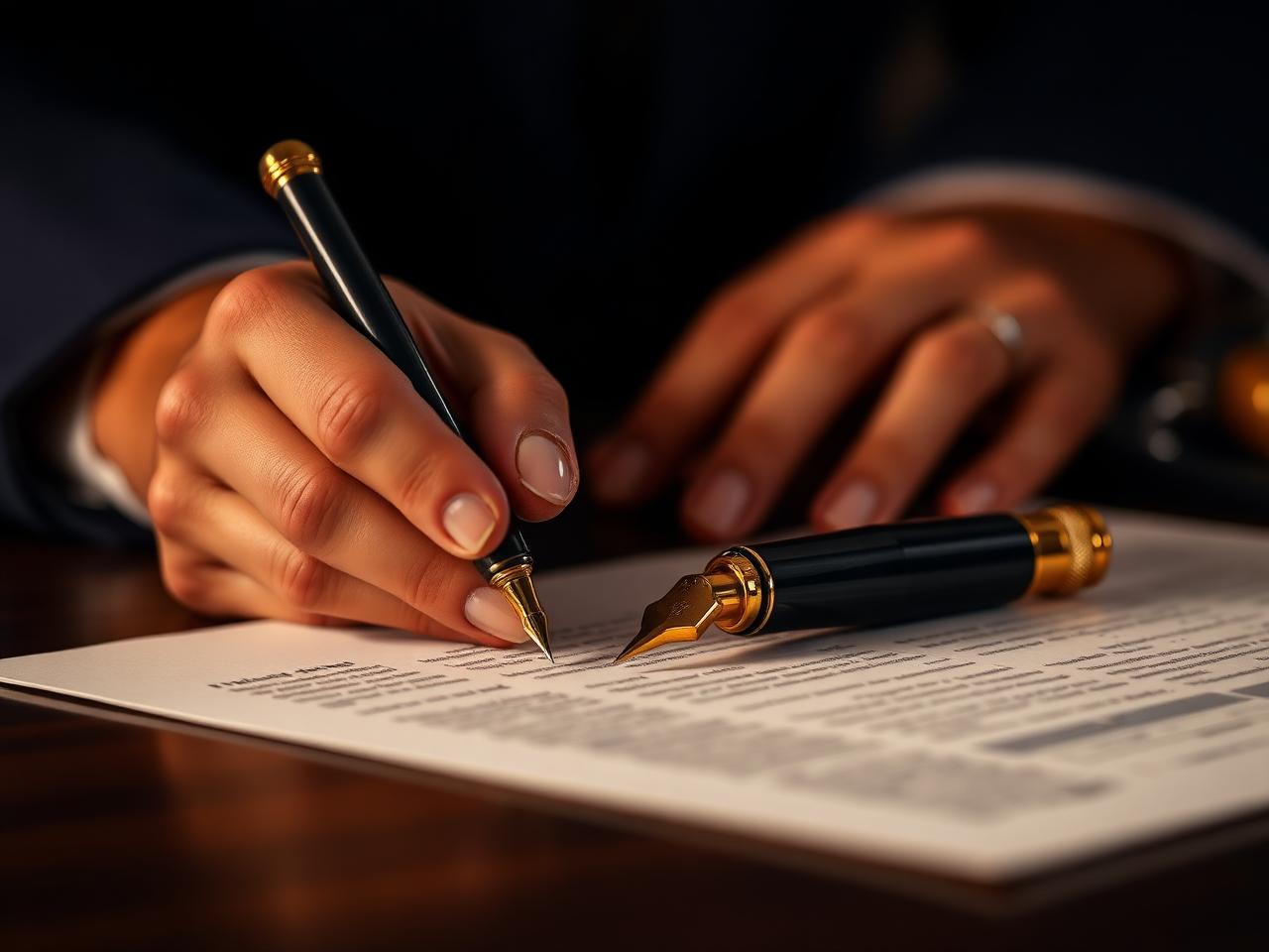 Firma de contrato